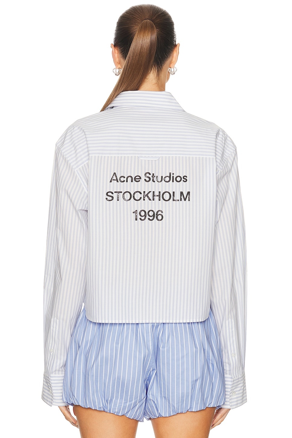 Crop Button Up Top - 4