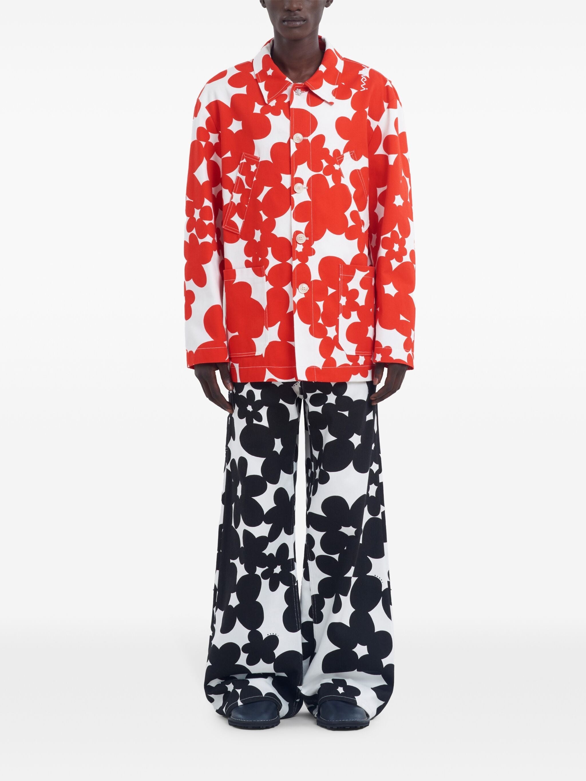 Floral-print Cotton Jacket - 5