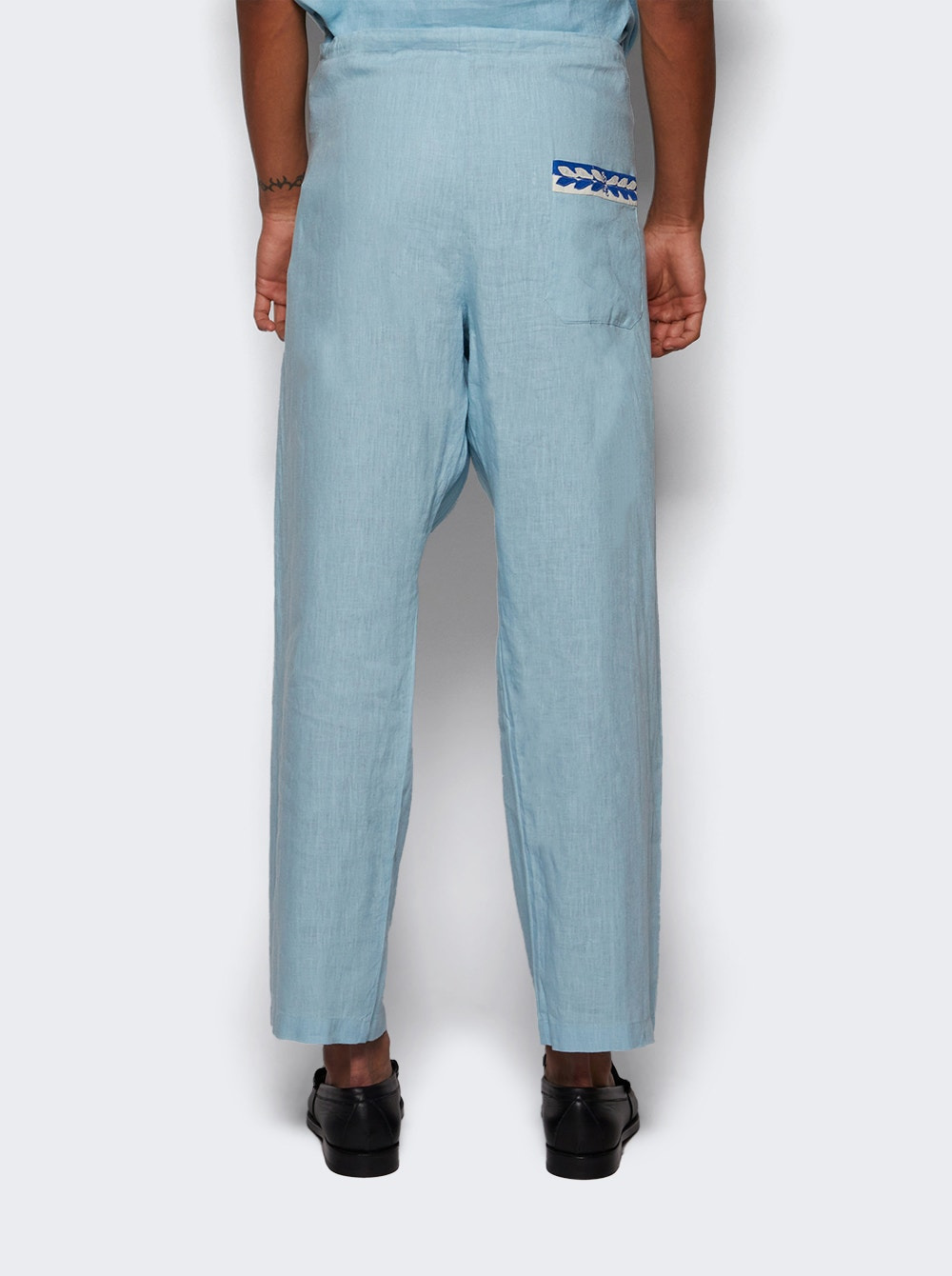 Seedling Stripe Pajama Pants Blue - 4