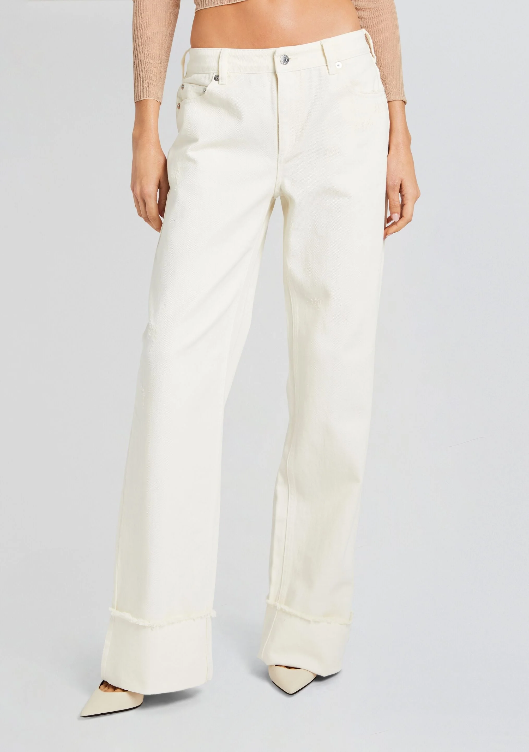 MARGOT CUFFED BOYFRIEND JEAN - 1