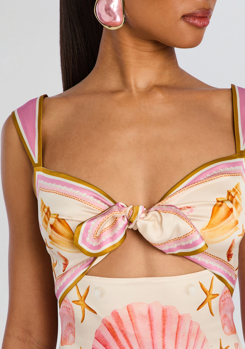 RETROFÊTE MARGARIE SILK DRESS outlook