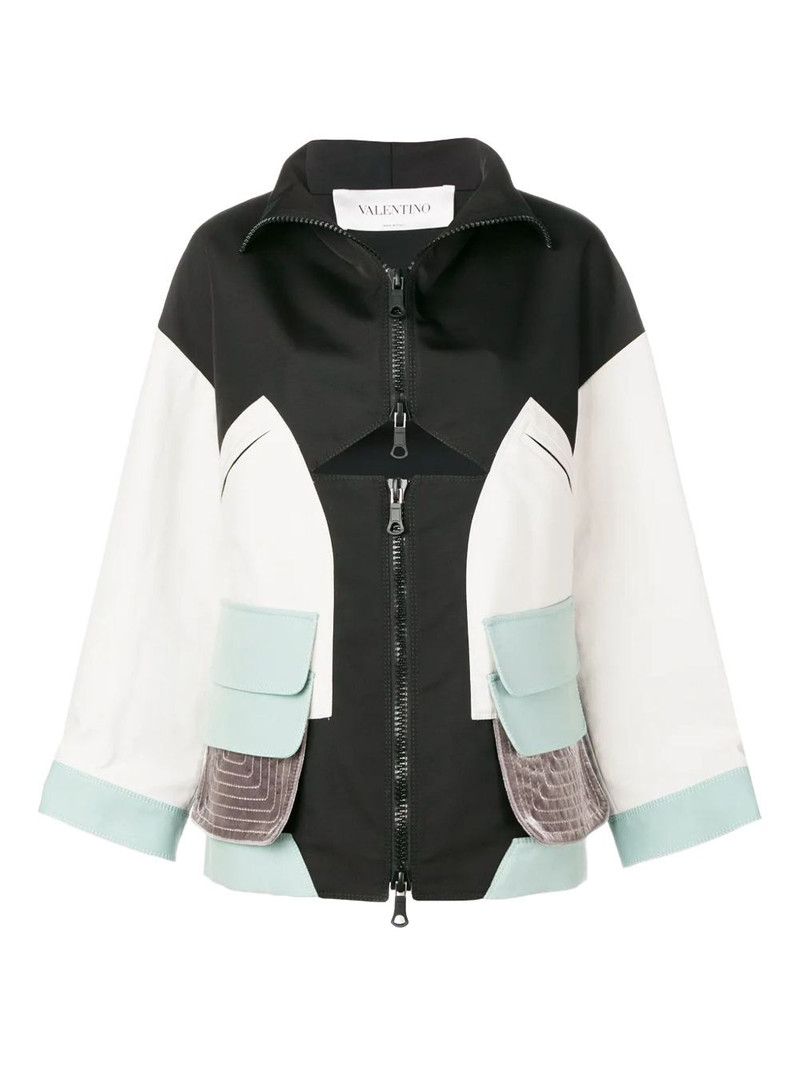 technical panelled sports jacket 1