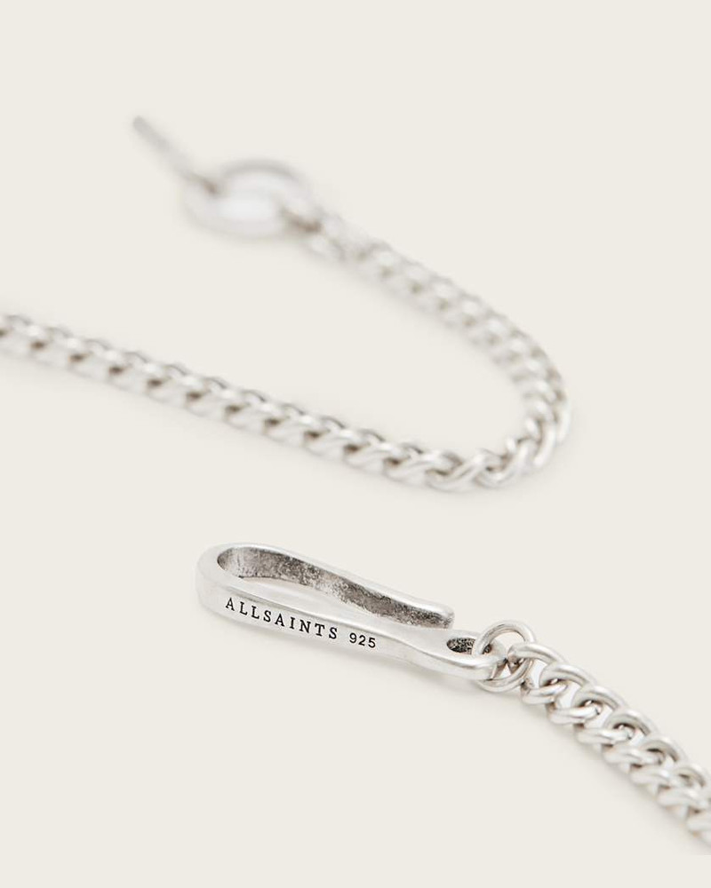 CURB STERLING SILVER CHAIN NECKLACE 4