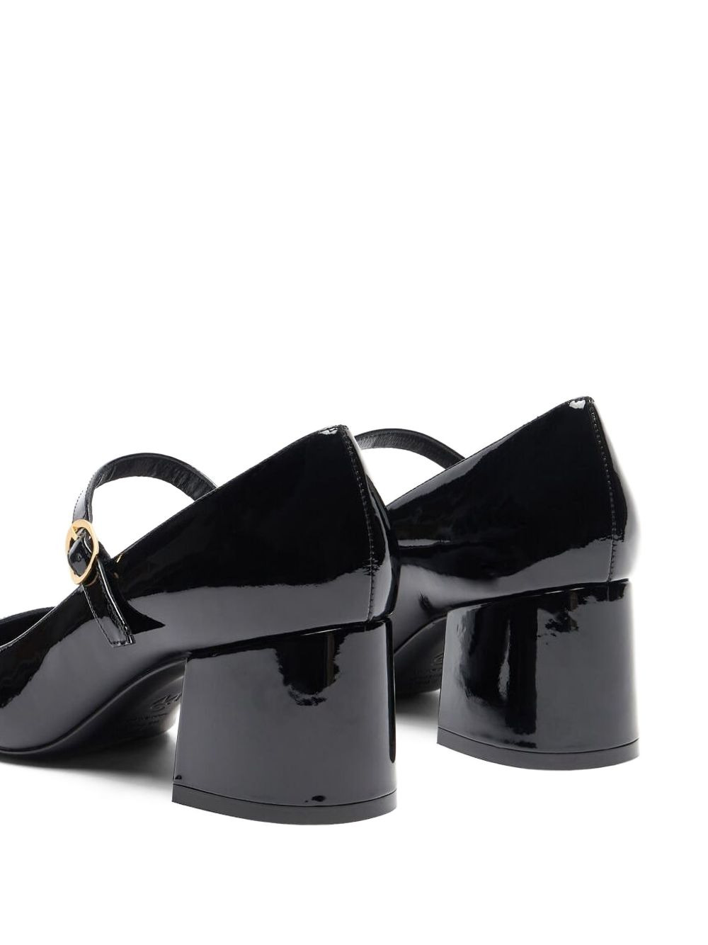 patent leather buckle pumps - 5