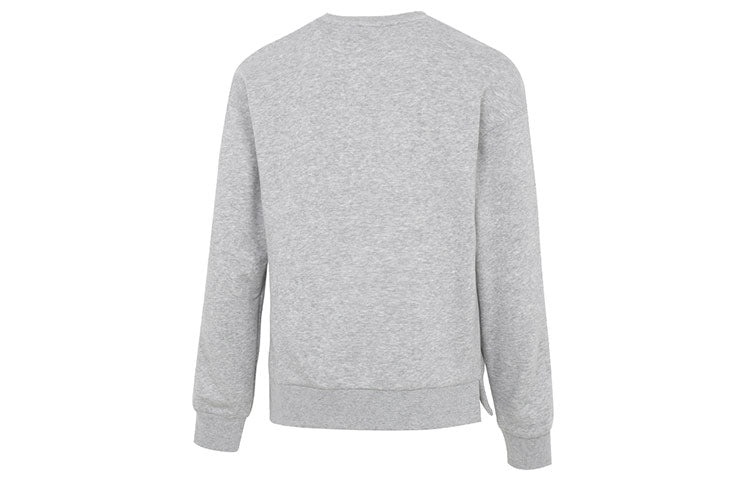 (WMNS) adidas MH 3-Stripes Sweatshirts 'Grey' HM7079 - 2
