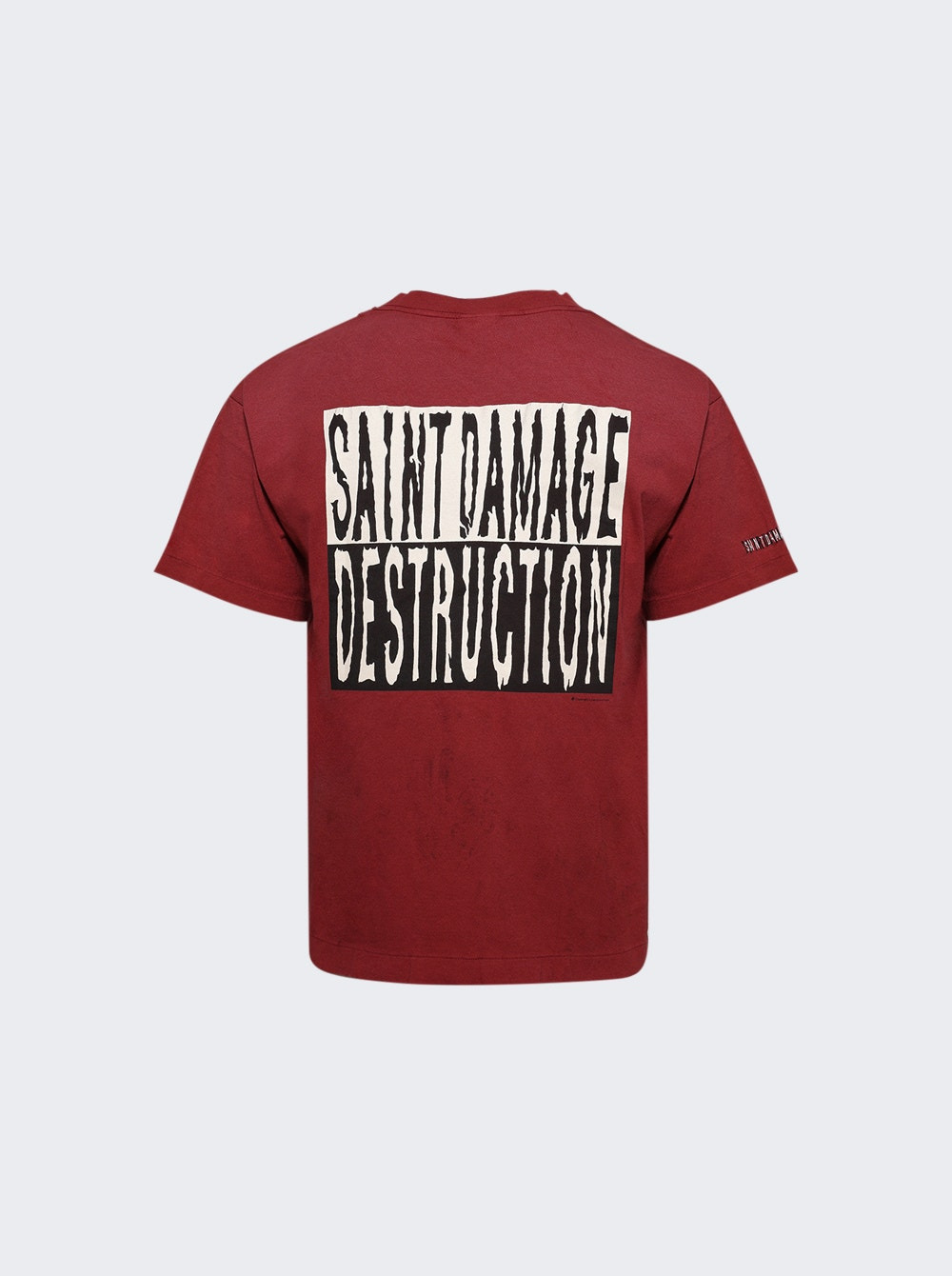 Short Sleeve Tee Burgundy - 2