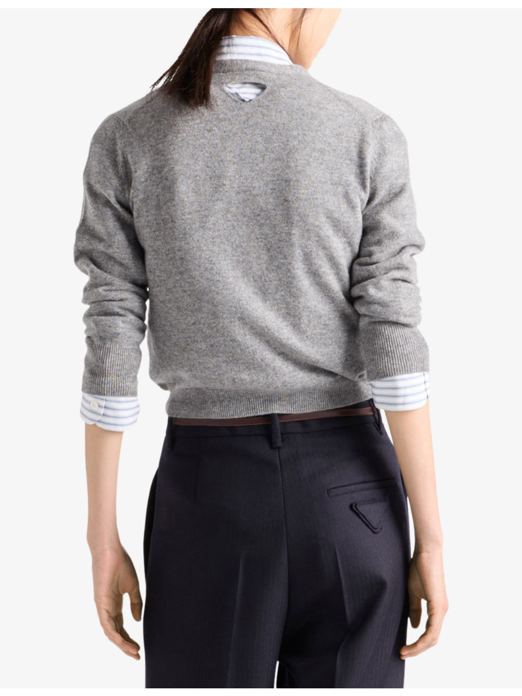 V-Neck Slim-Fit Cashmere Cardigan - 4