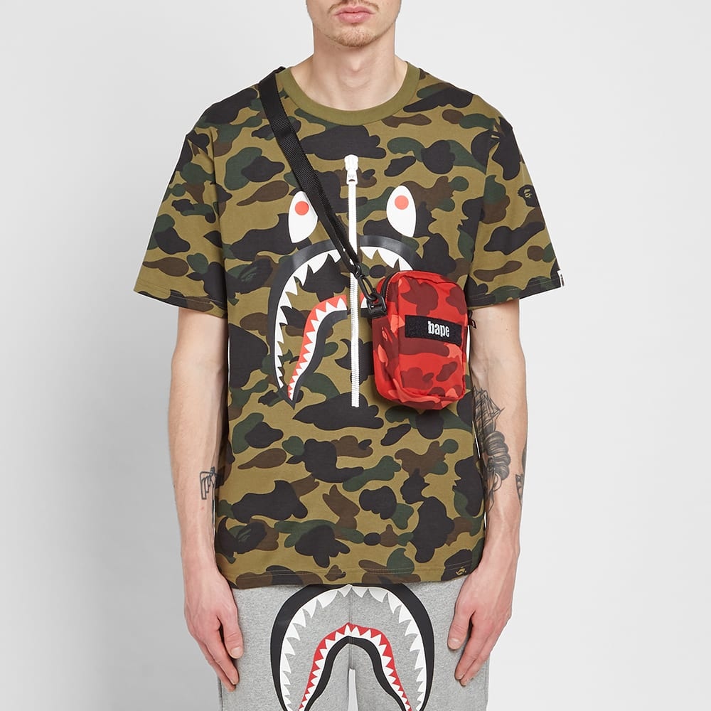 A Bathing Ape Colour Camo Military Shoulder Bag - 5