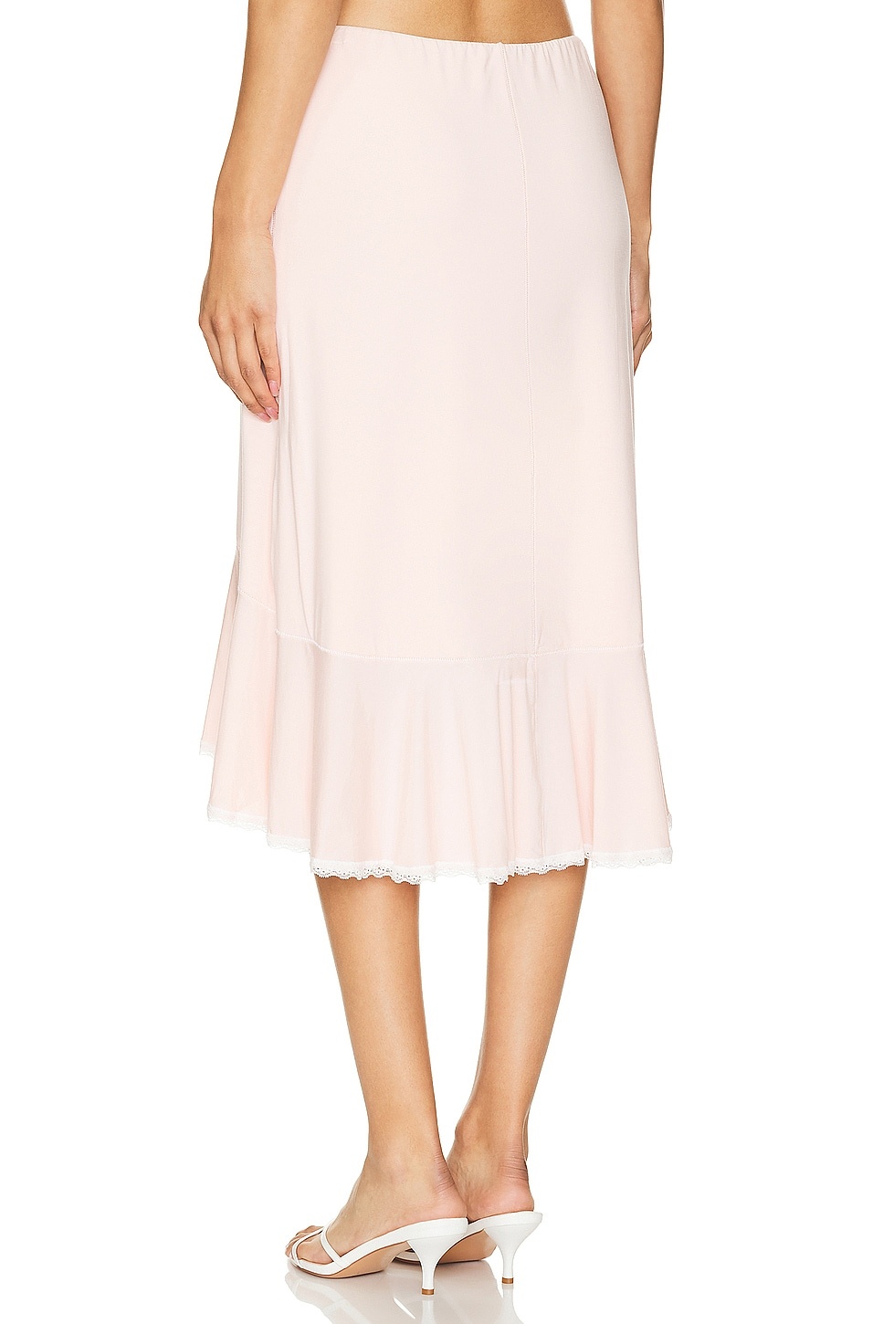 Low Rise Dainty Midi Skirt - 3