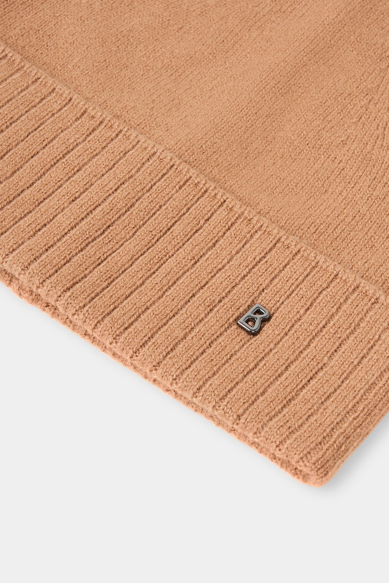 Lamiah Knitted hat in Camel 3