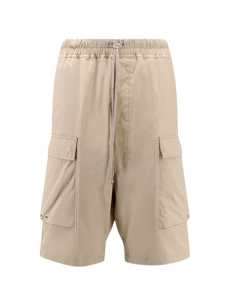 cargo-pockets drawstring-waistband shorts 1
