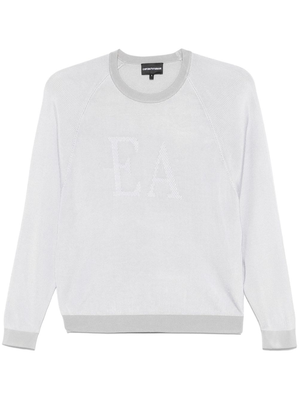 Logo striped sweater - 1