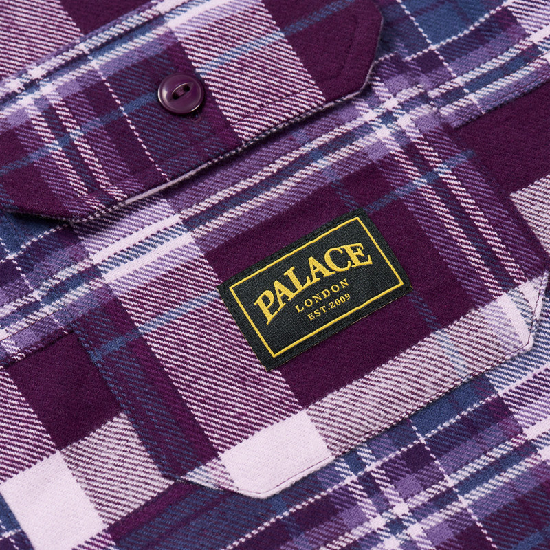LUMBER YAK PATCH OVERSHIRT PURPLE 3