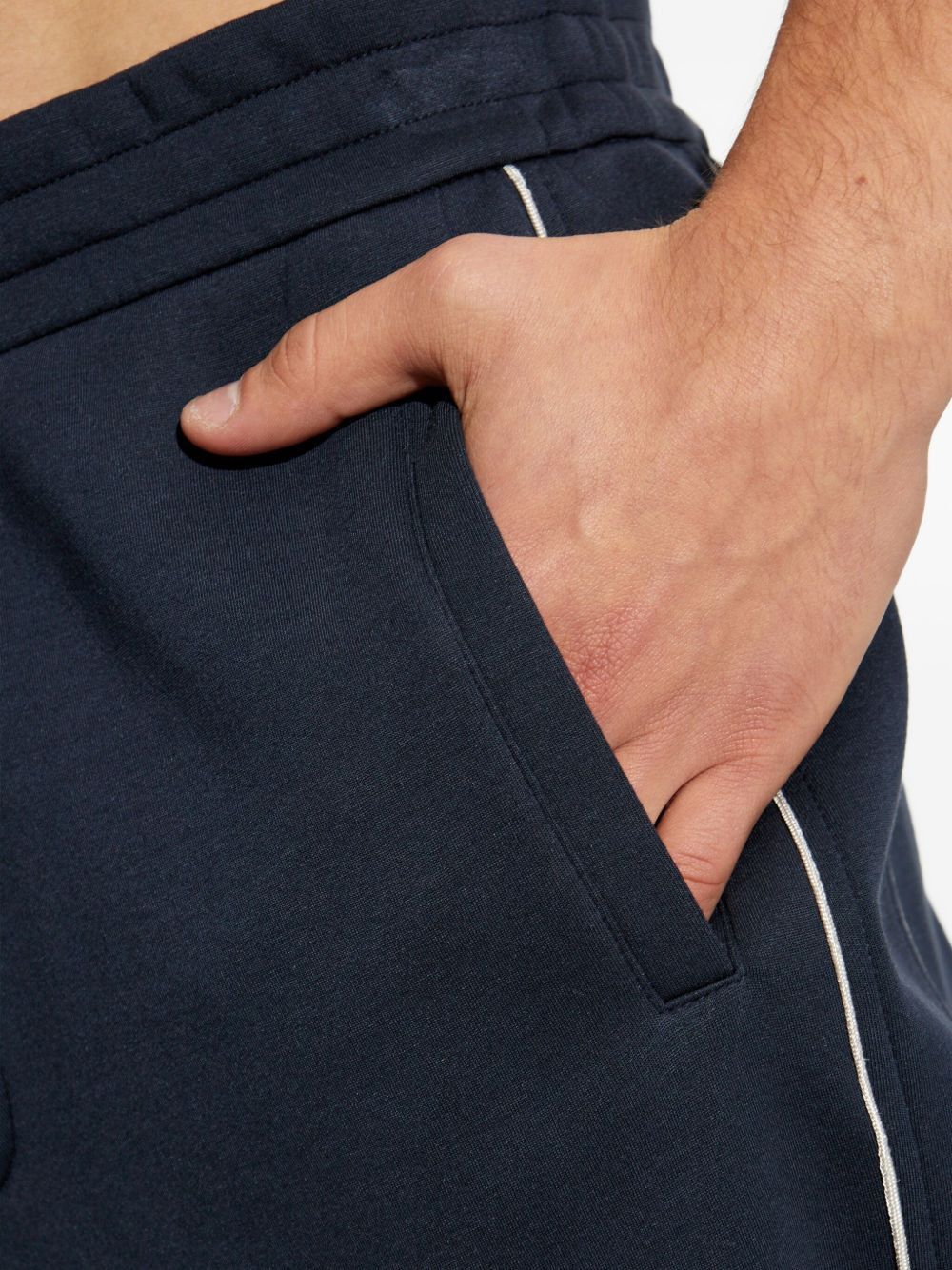 side-stripe track pants - 5