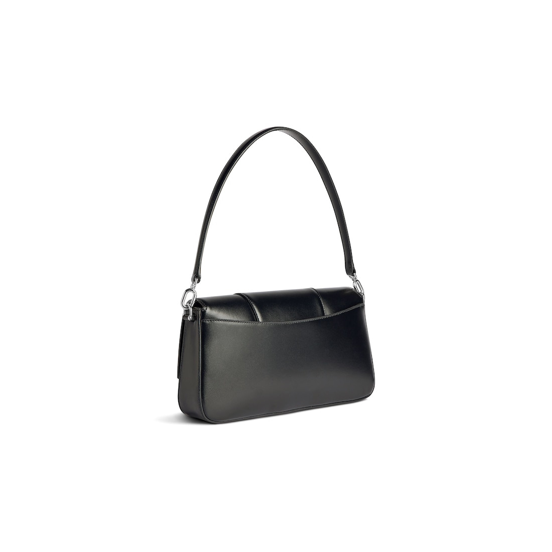 Women's Hourglass Medium Sling Bag With Charms in Black - 3