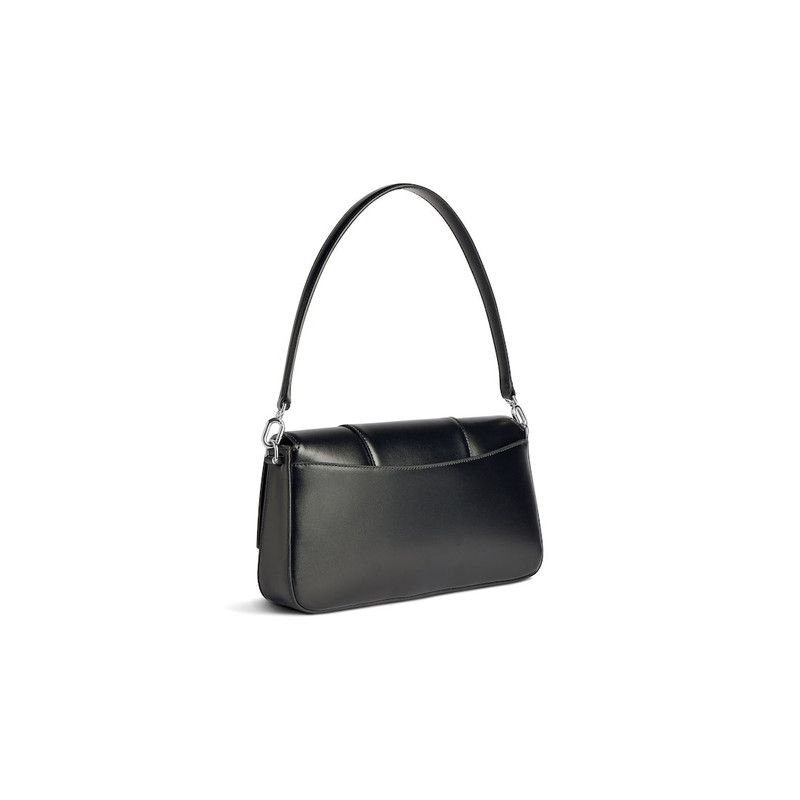 Women's Hourglass Medium Sling Bag With Charms in Black 3