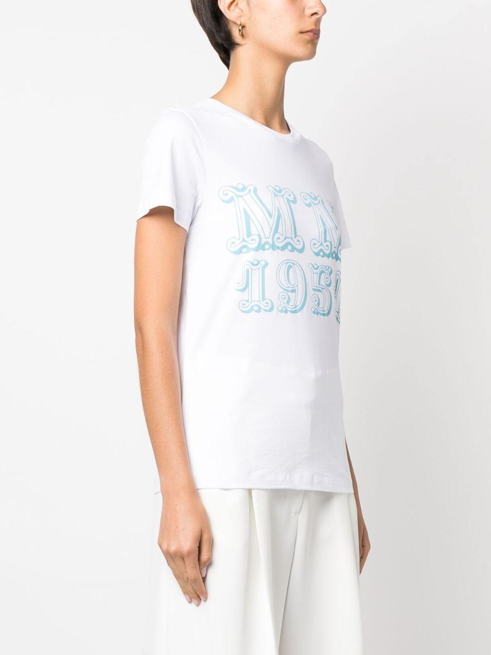 logo-print cotton T-shirt - 3