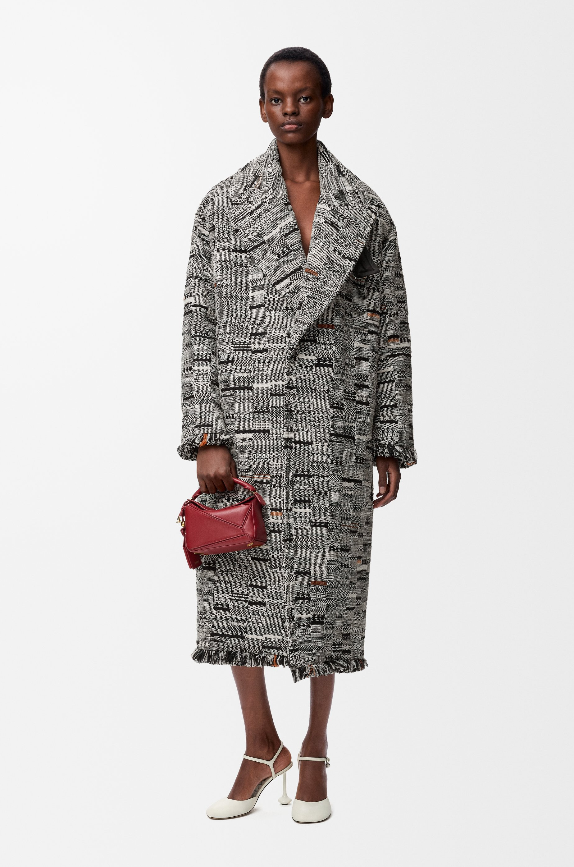 Coat in cotton jacquard - 2