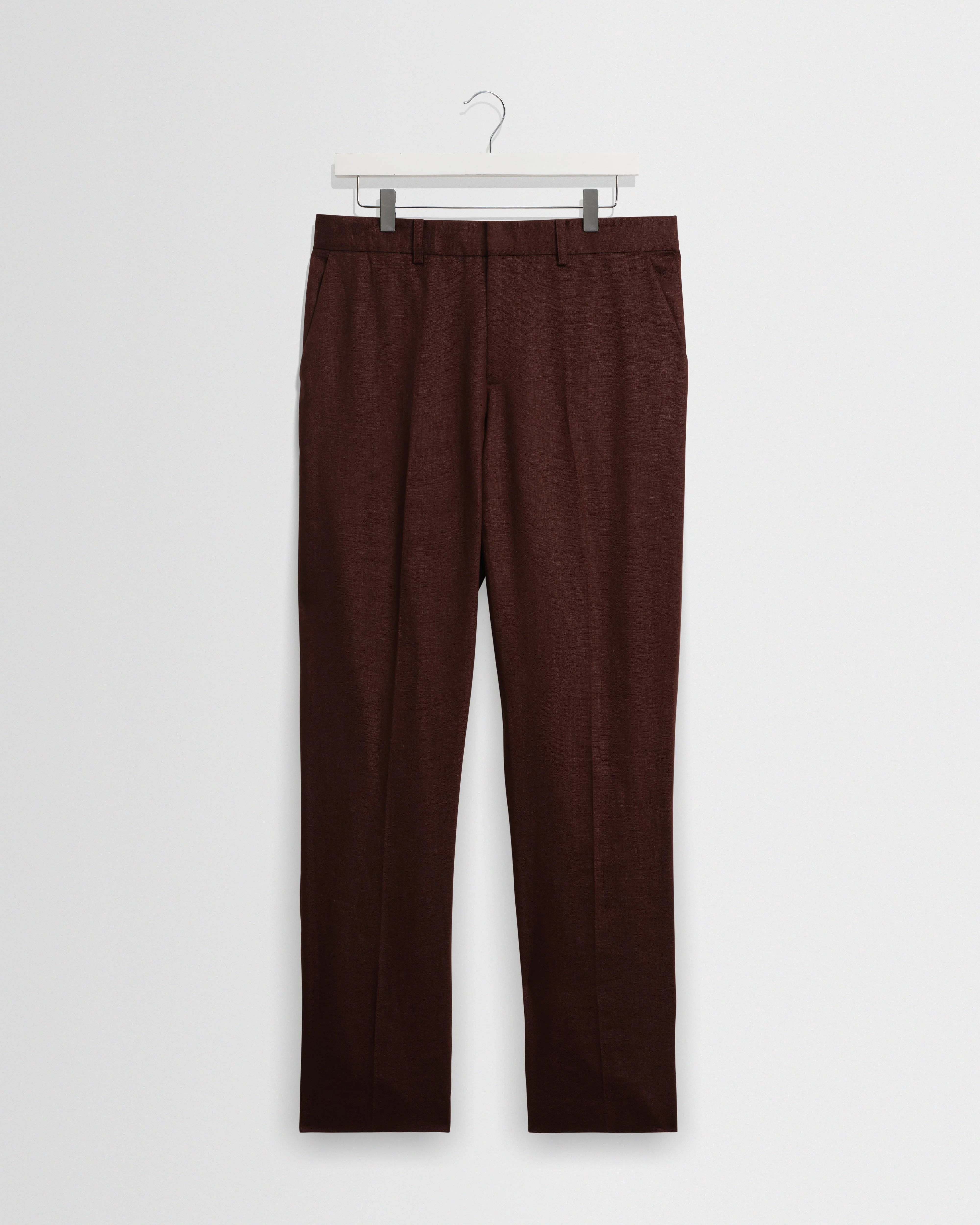 Alp - Merlot Linen Trousers - 1