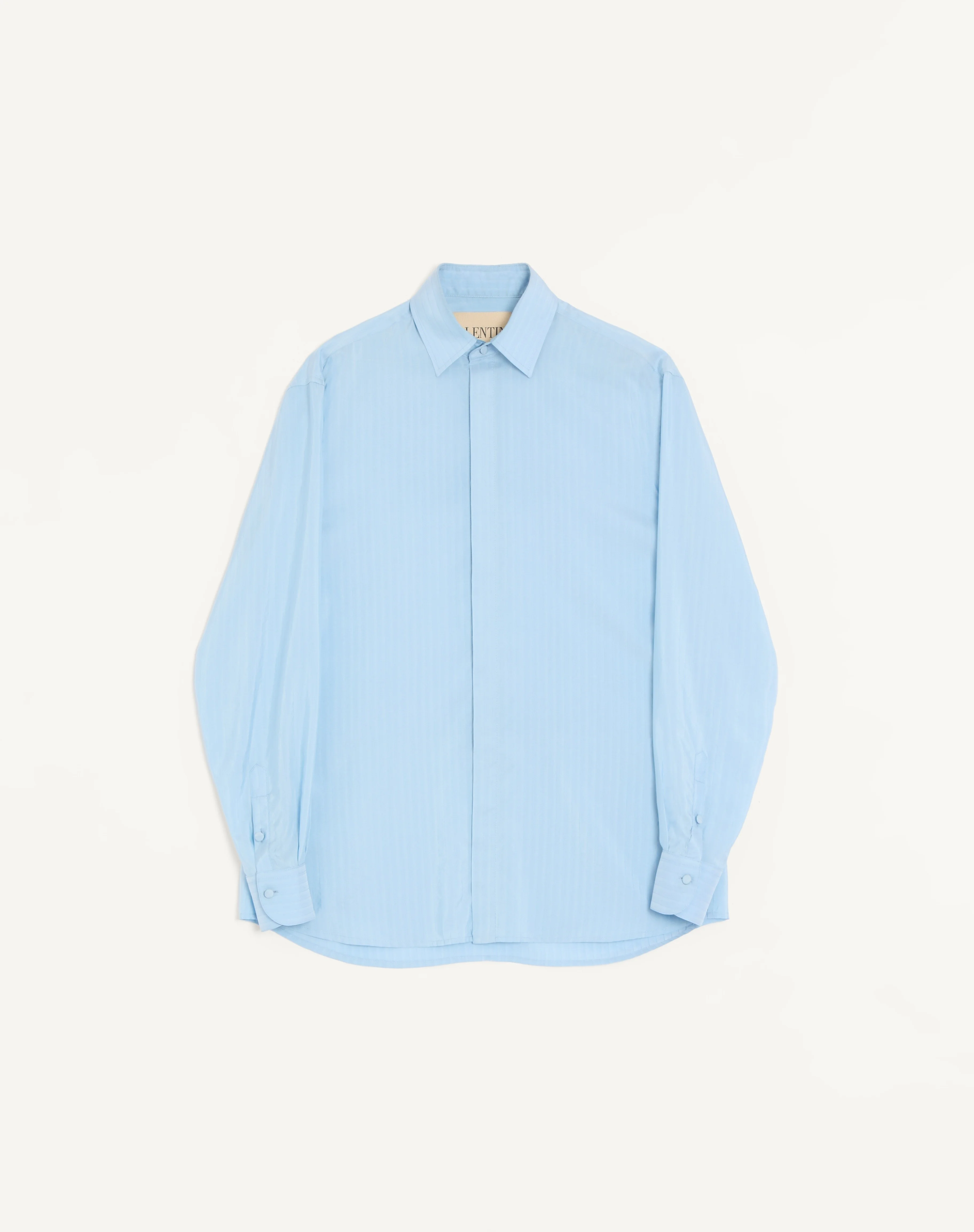 VALENTINO STRIPED SILK SHIRT - 1