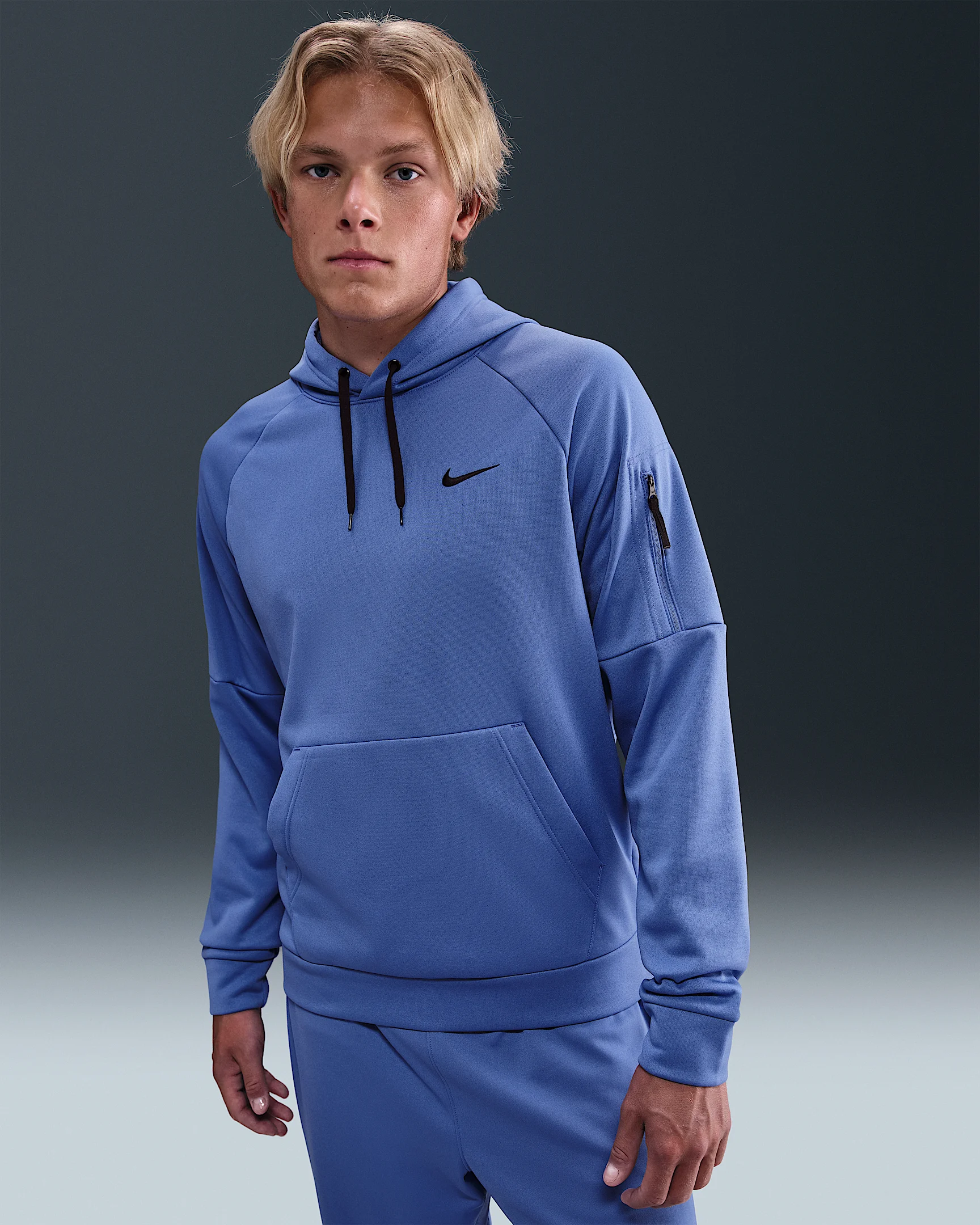 Nike Therma Men's Therma-FIT Hooded Fitness Pullover - 1