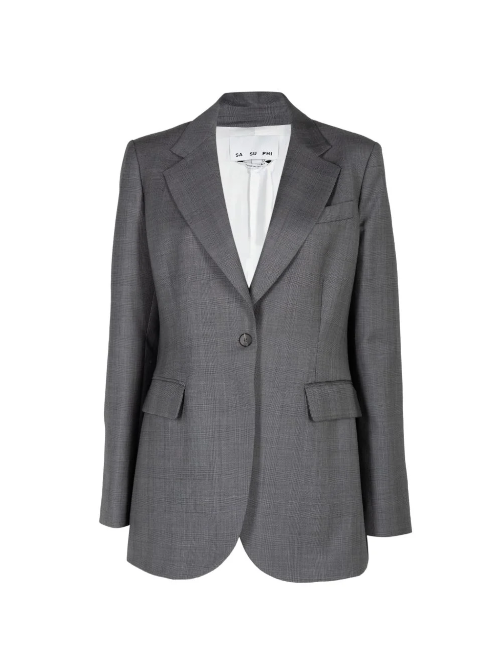 Andrea notch-lapel blazer - 1