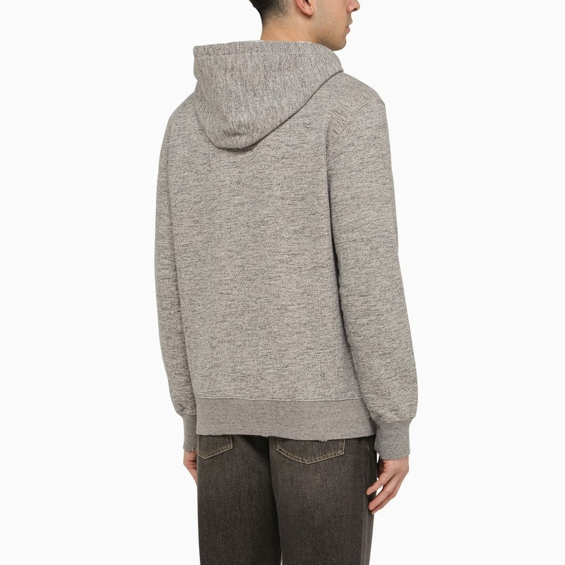 Golden Goose Grey Cotton Hoodie Men - 5