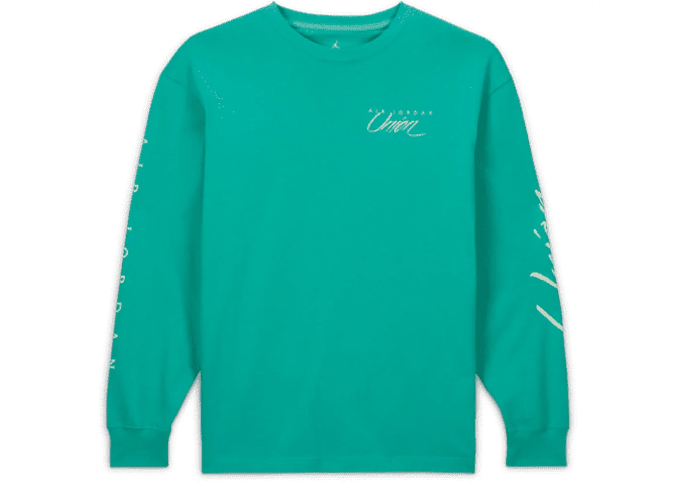 Jordan x Union MJ L/S Tee (Asia Sizing) Kinetic Green/White - 1