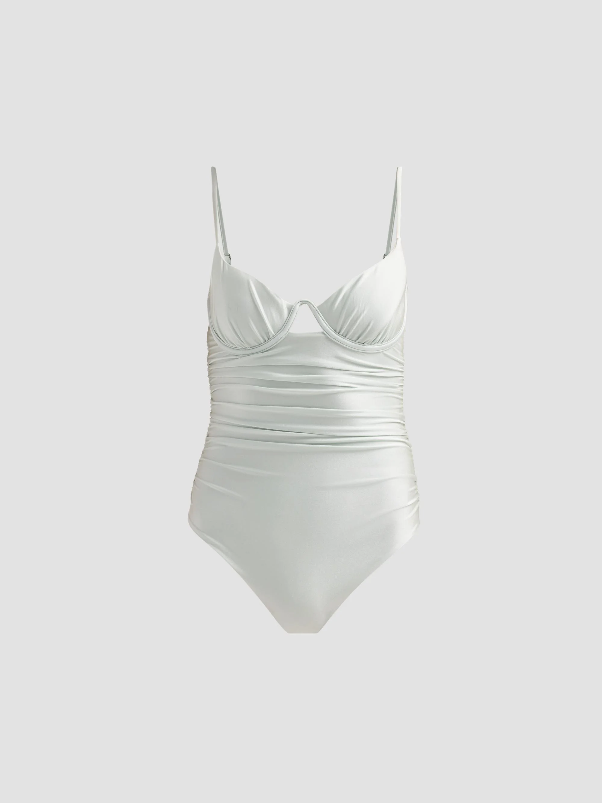 Women's Laine Ruched One-Piece Swimsuit - Mint - 1