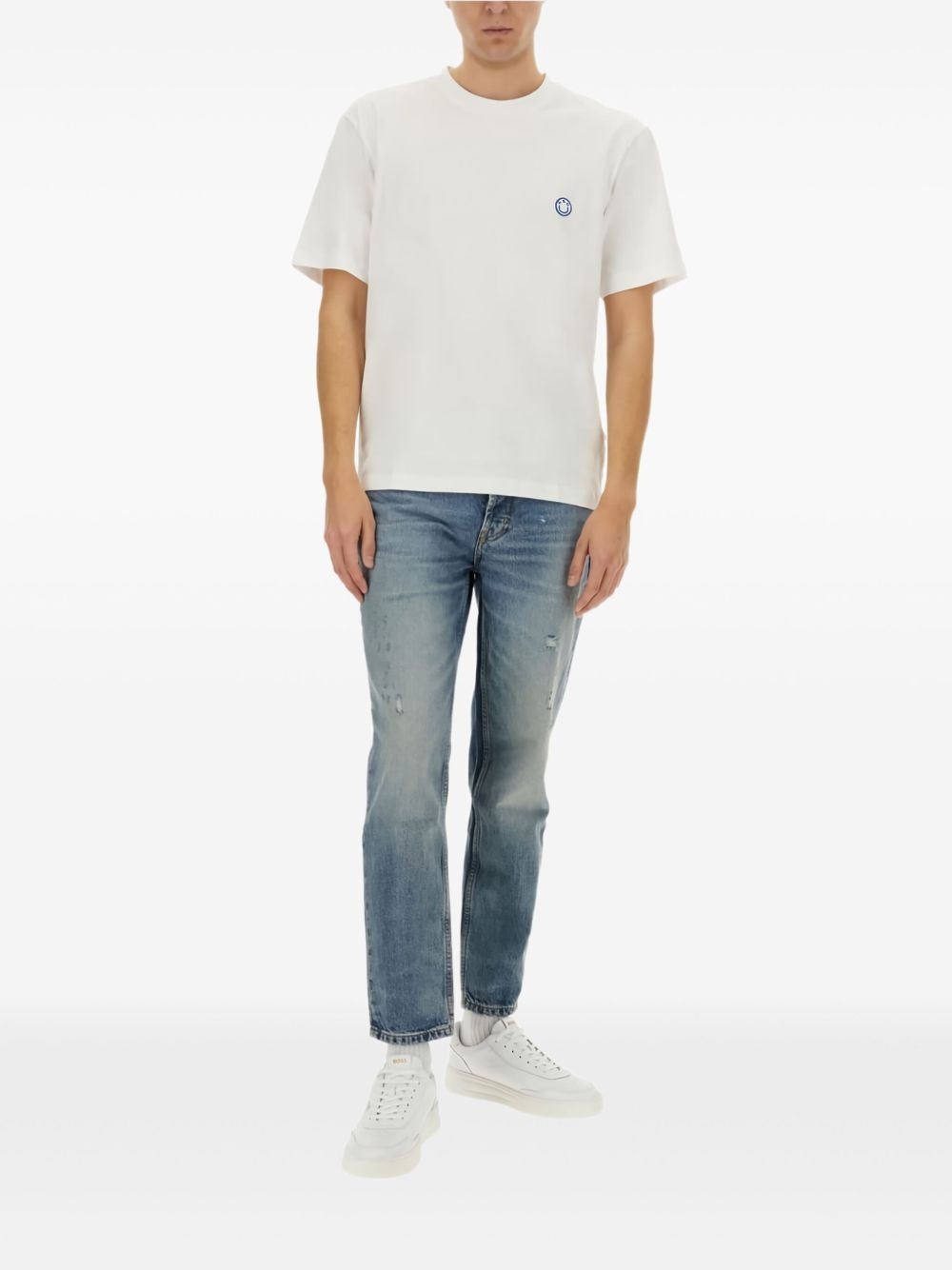 distressed jeans - 1