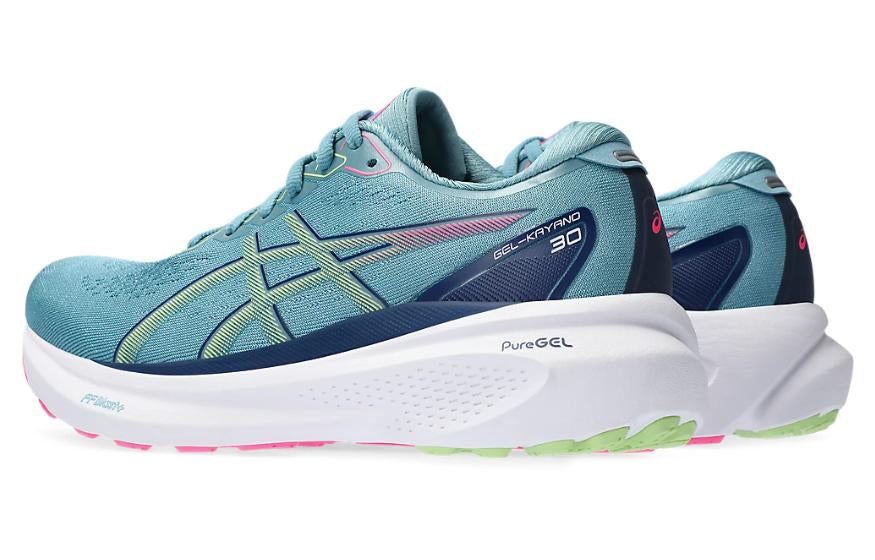 (WMNS) ASICS Gel Kayano 30 'Gris Blue Lime Green' 1012B357-402 - 4