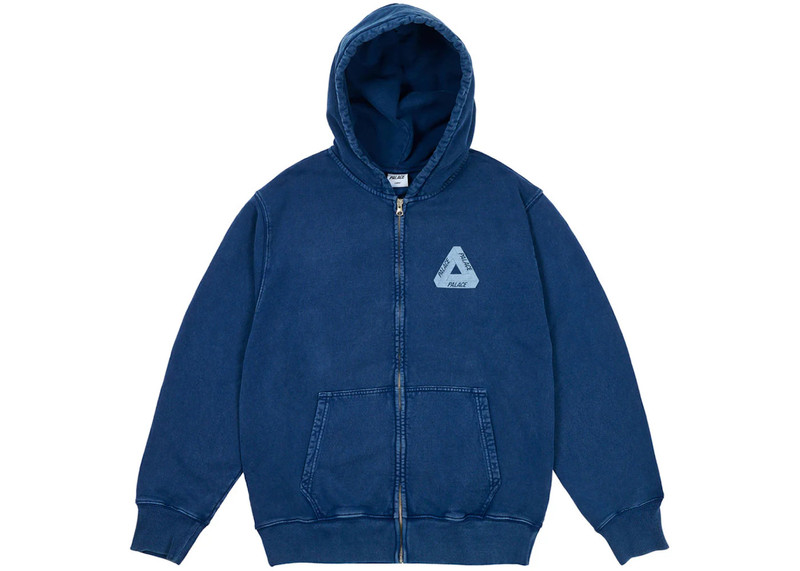 PALACE Palace Pigment Wash Tri-Ferg Hood Navy outlook