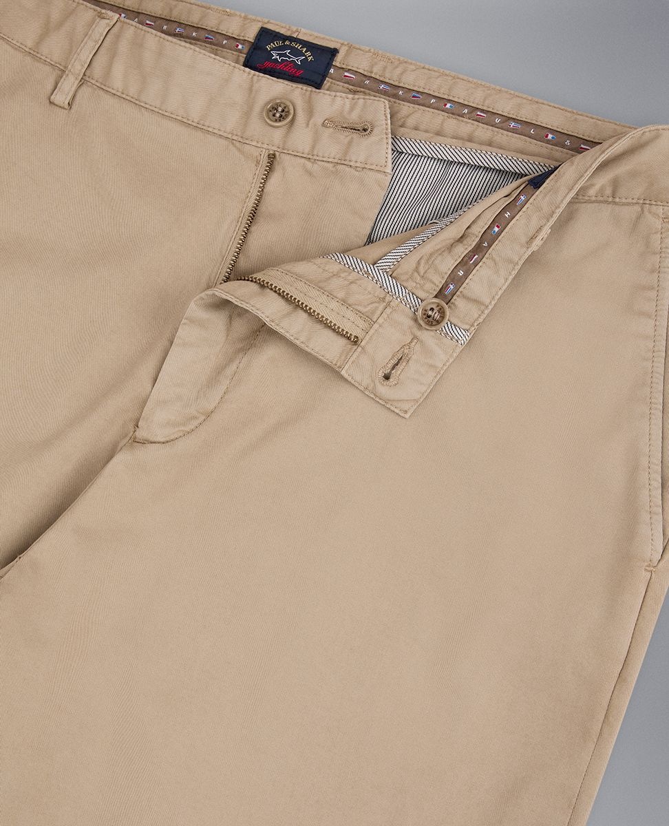 Stretch organic cotton trousers - 6