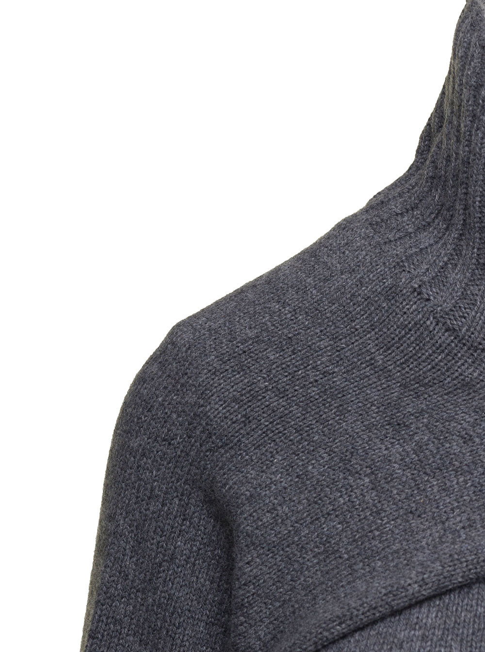Jil Sander Women Grey Two-Piece Sweater With High-Neck In Wool Woman - 3