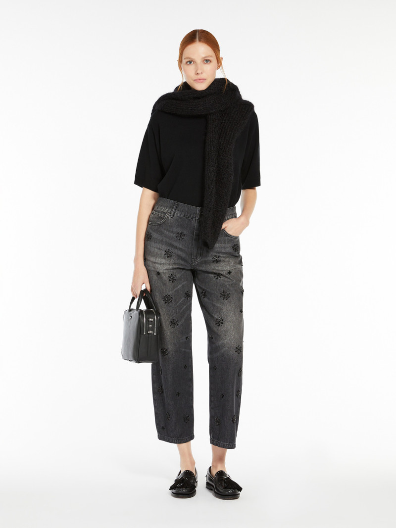 WEEKEND Max Mara MANETTA Sequinned denim jeans outlook