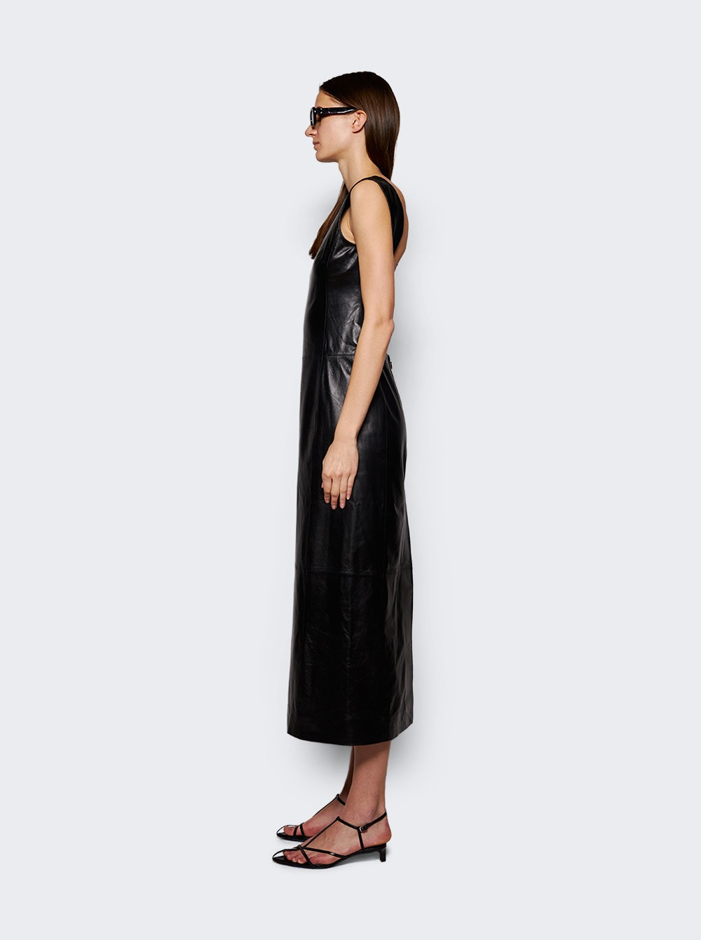 Ellery Leather Dress Black - 4