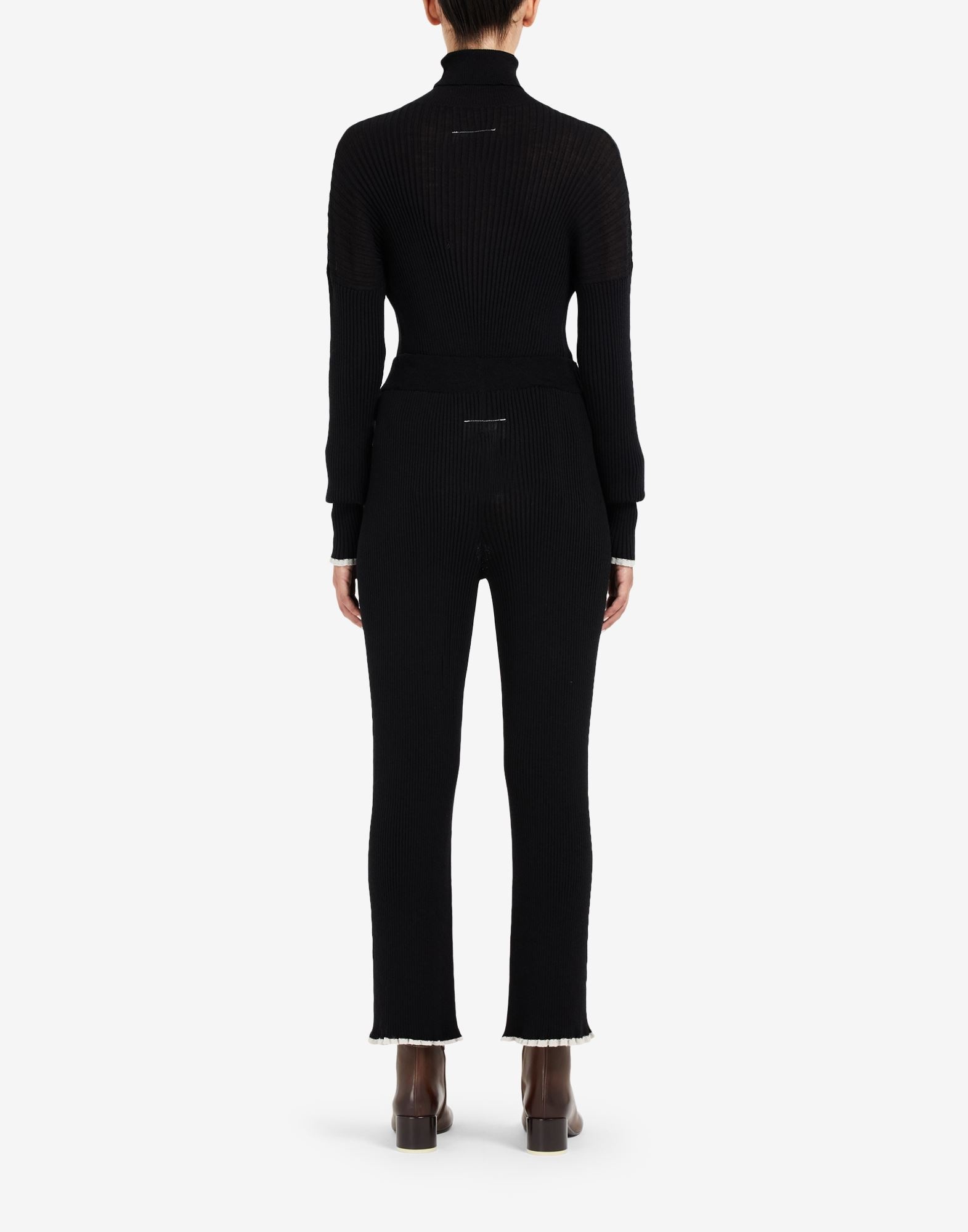 Ribbed knit trousers - 3