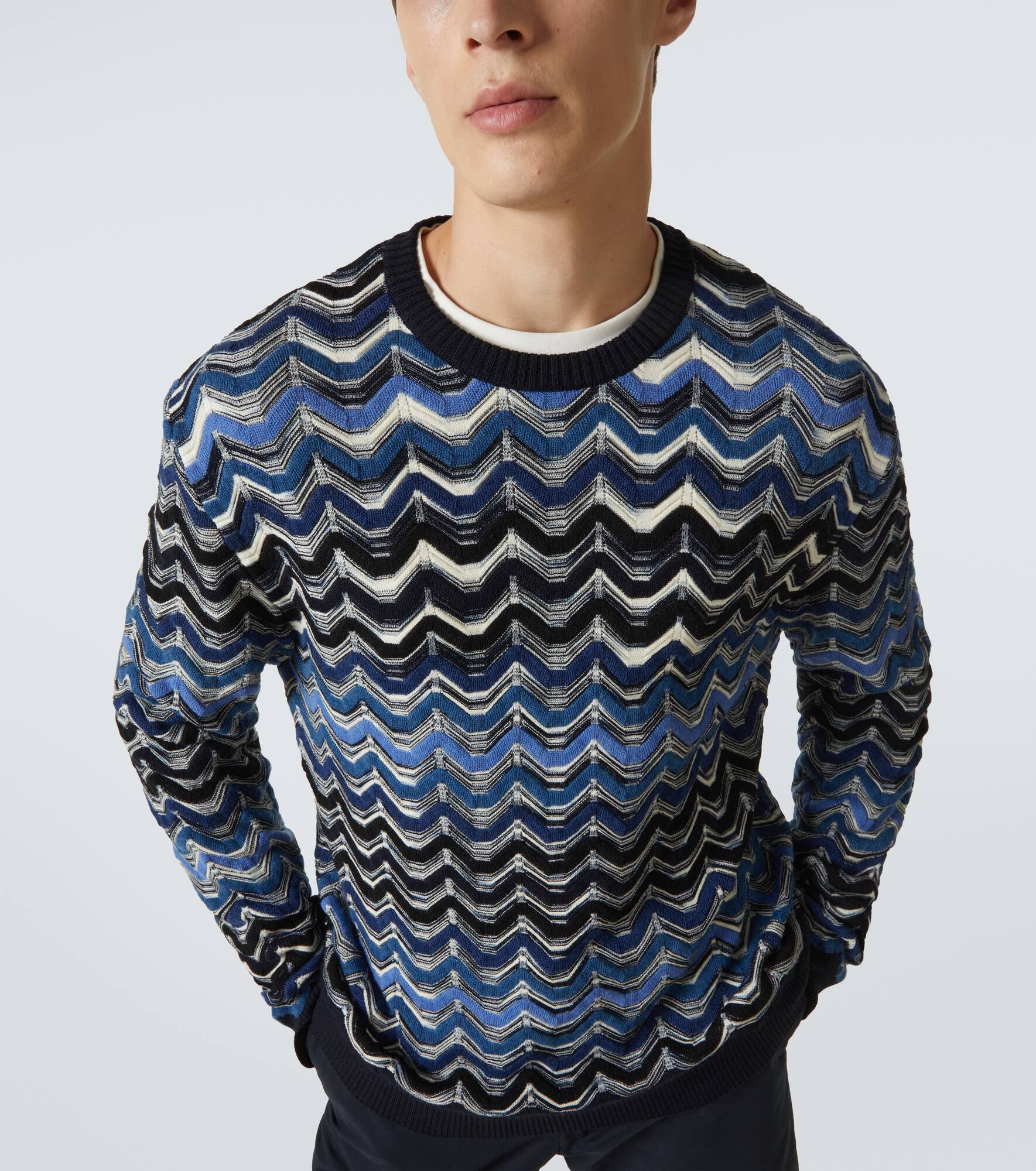 Zigzag wool sweater - 5