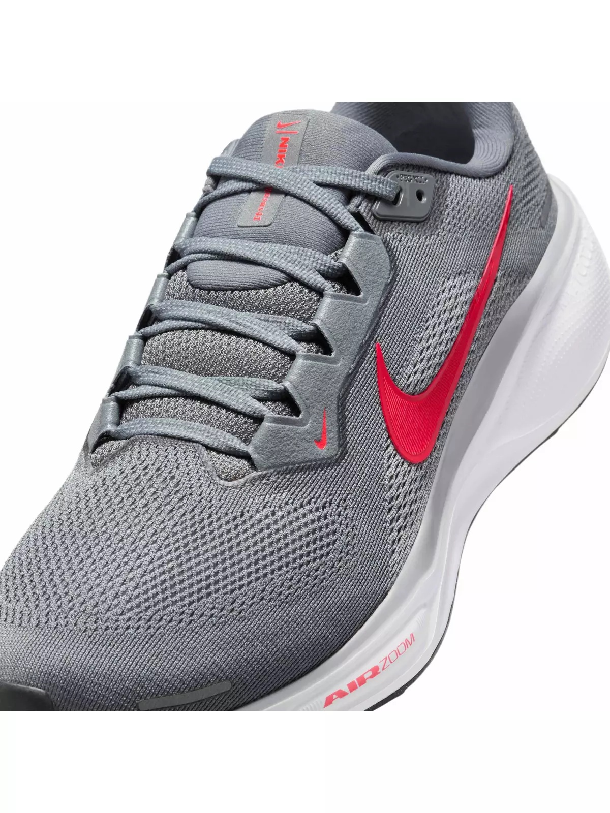 Pegasus 41 "Cool Grey/Wolf Grey/Pure Platinum/Bright Crimson" Men's Wide Running Shoe - 7