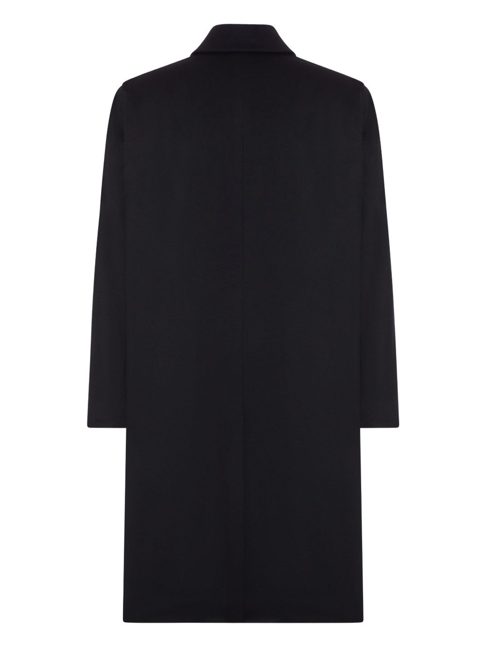 single-breasted cashmere overcoat - 2