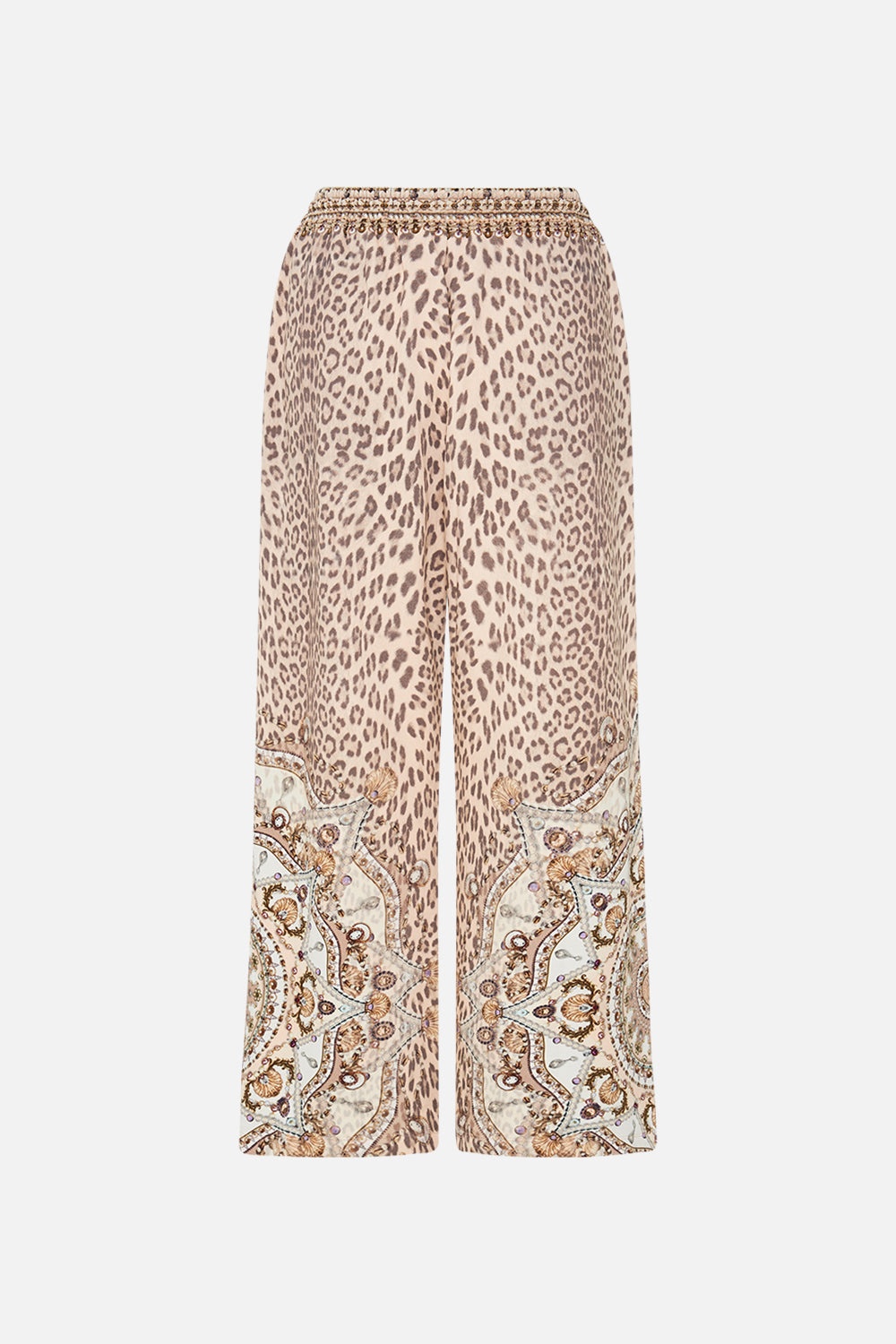EMBELLISHED STRAIGHT LEG TRACK PANT - 7