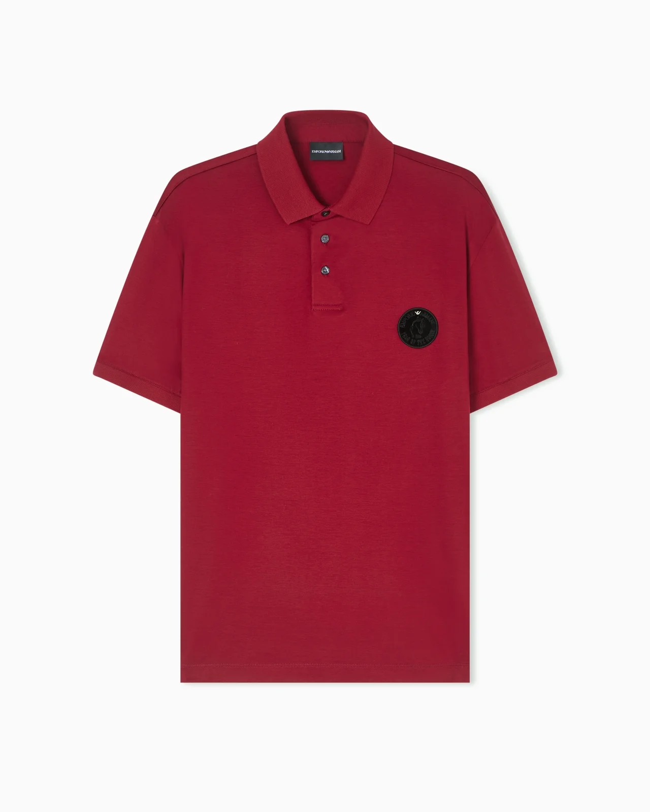 LUNAR NEW YEAR LYOCELL-BLEND JERSEY POLO SHIRT WITH PATCH - 1