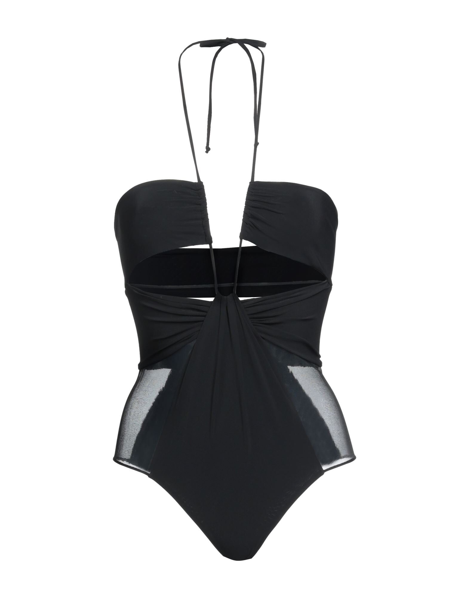 Black Women's One-piece Swimsuits - 1