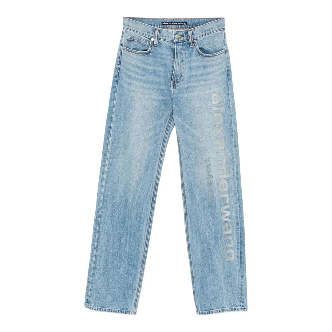 EZ Mid Rise Jean With Mesh Logo - 1