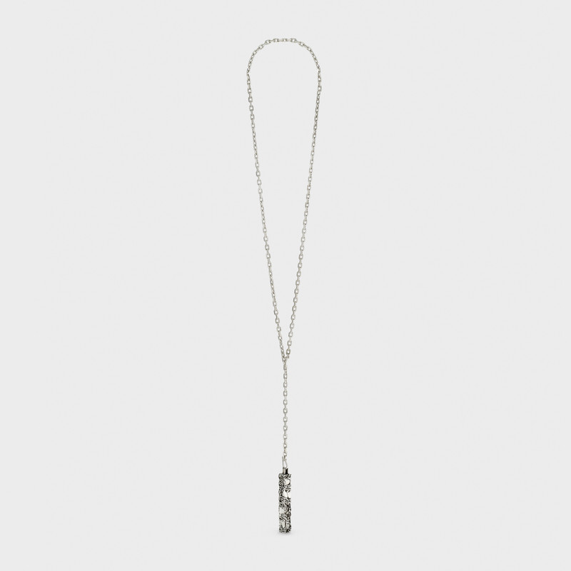 CELINE CÉSAR PROJECT COMPRESSION NECKLACE IN STERLING SILVER 1