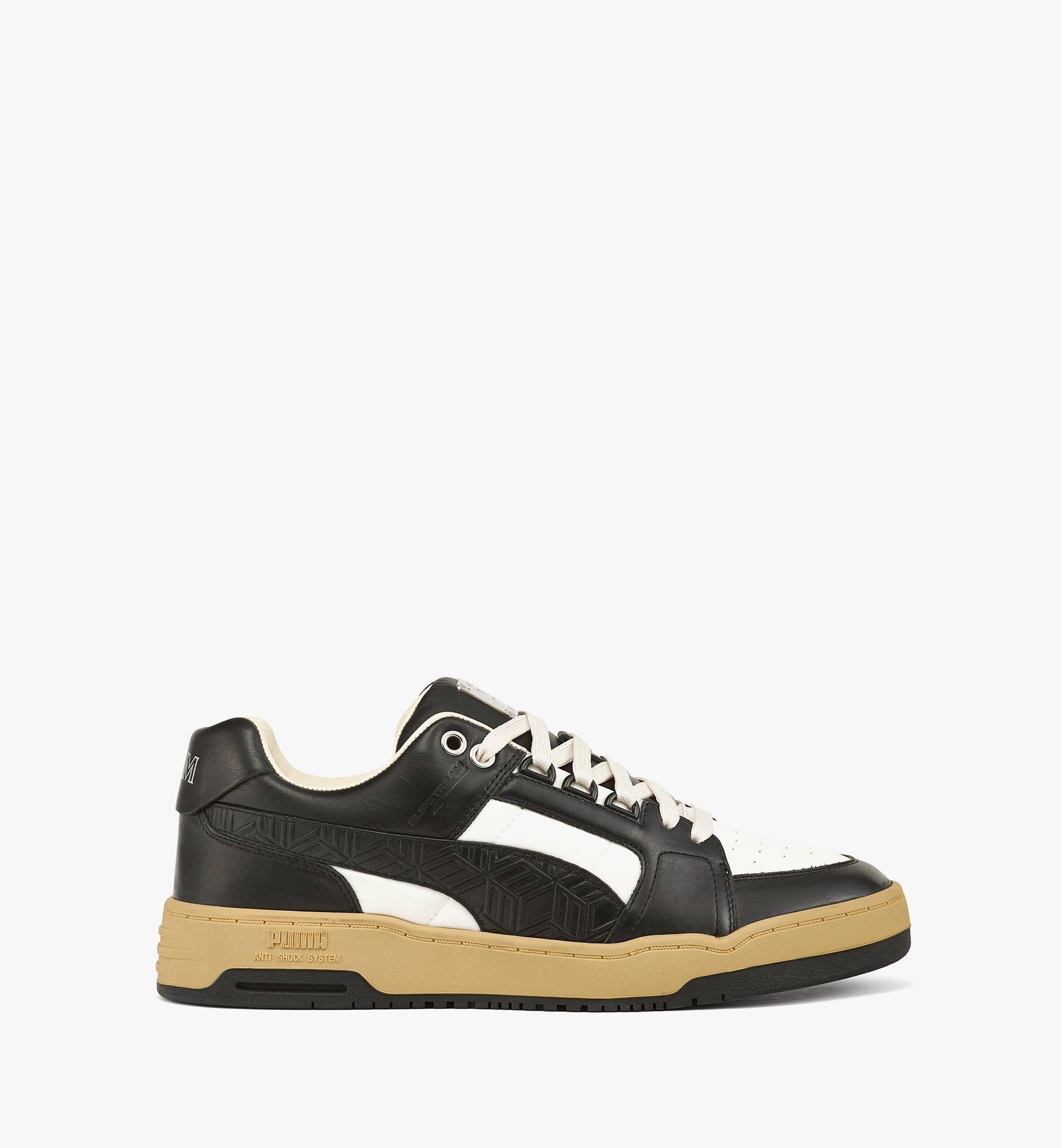 MCM x PUMA Slipstream Sneakers in Cubic Leather - 5