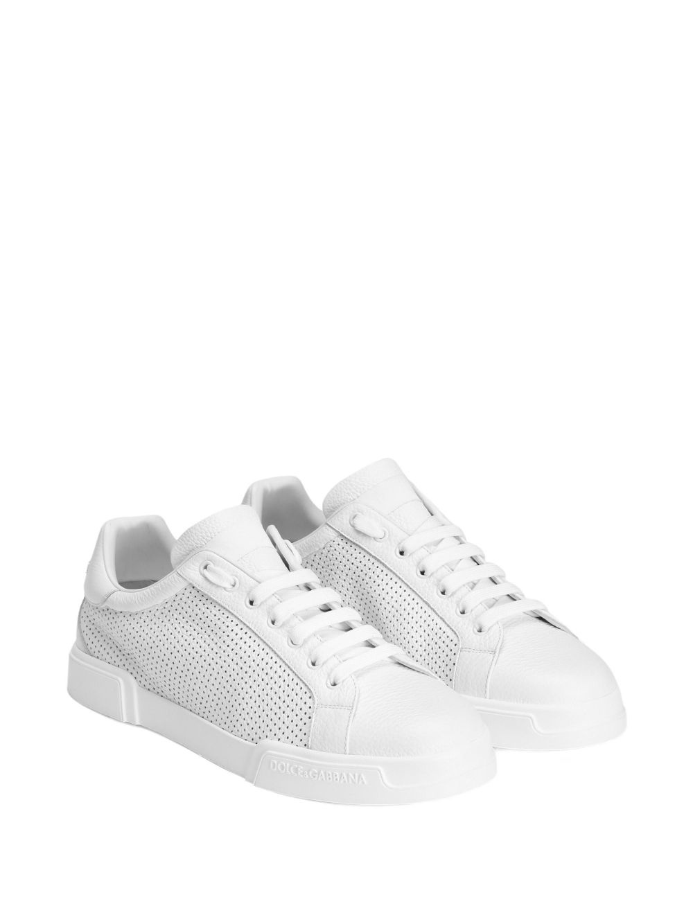 Portofino perforated low-top sneakers - 2