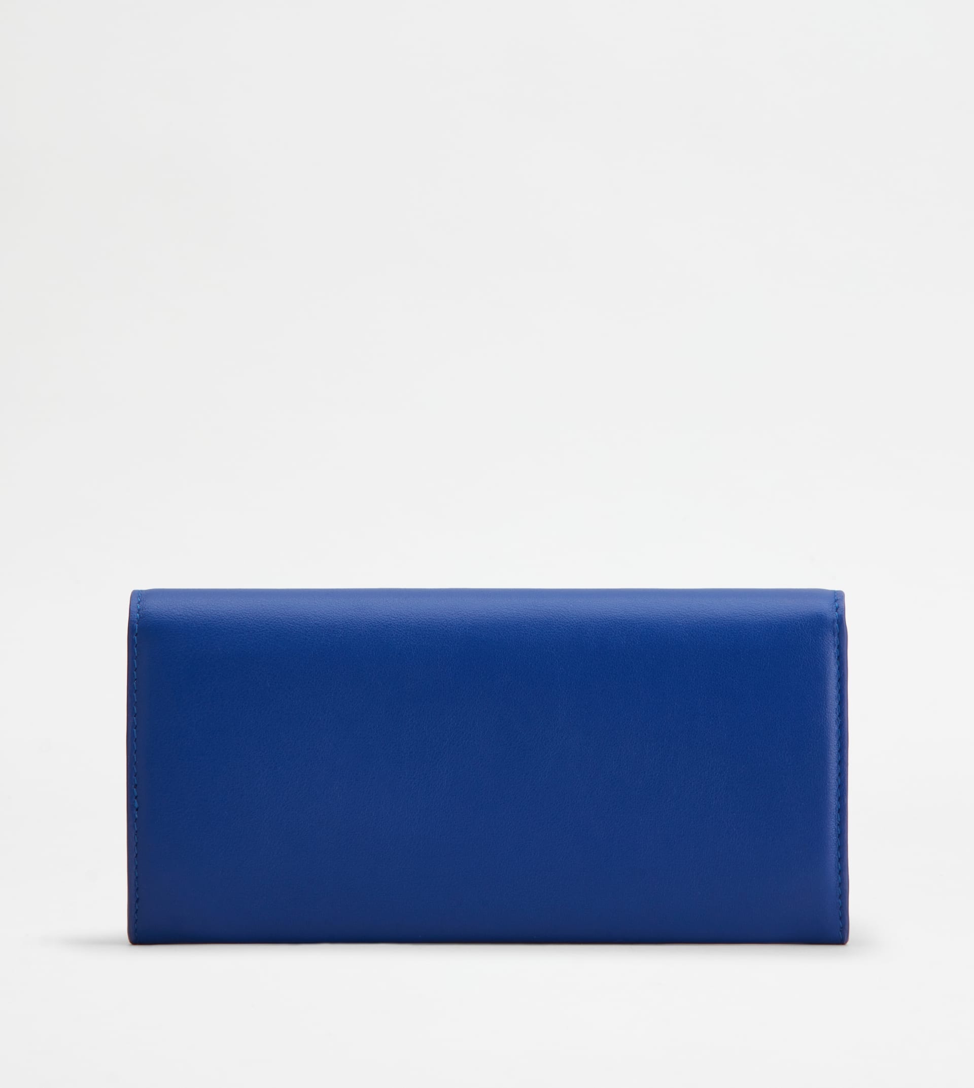 T TIMELESS WALLET IN LEATHER - BLUE - 3
