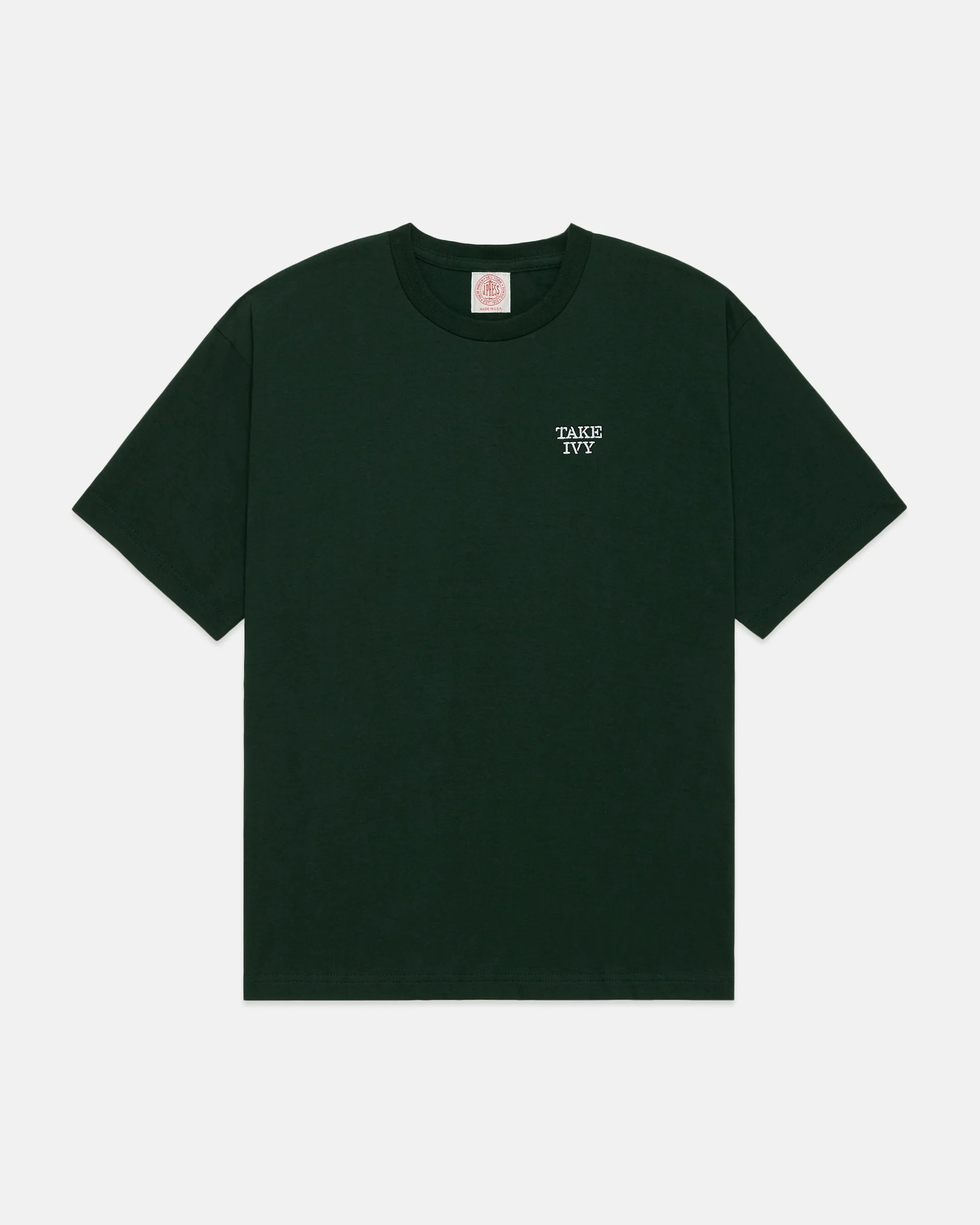 MADE-IN-USA GREEN TAKE IVY T-SHIRT - 1