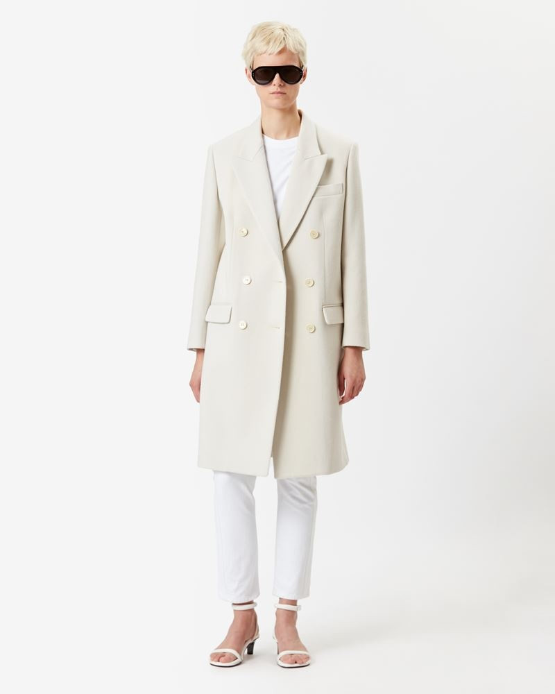 Isabel Marant FANTINE LONG COTTON COAT outlook